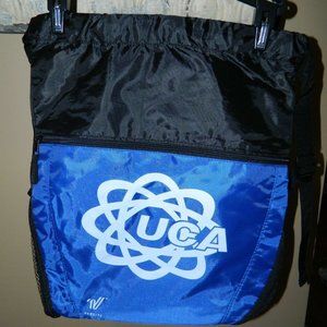 UCA Cheerleading Back Pack Bag Blue/Black Tote